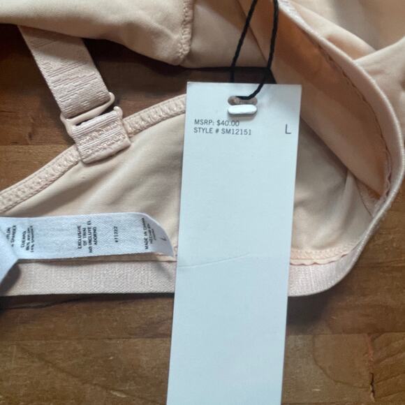 Set of 2 Steve Madden Women’s Triangle X-Back Lounge Bra, Large - Picture 4 of 9